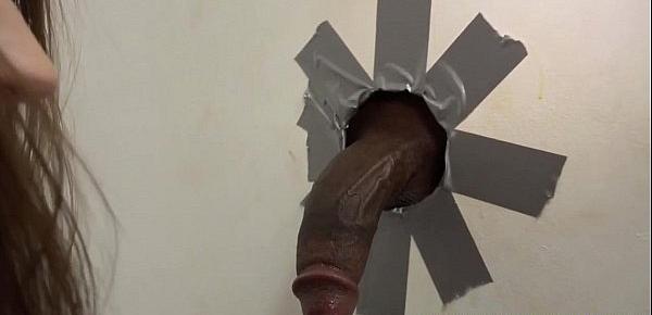  Elektra Rose Fucks Her First Black Cock At A Glory Hole
